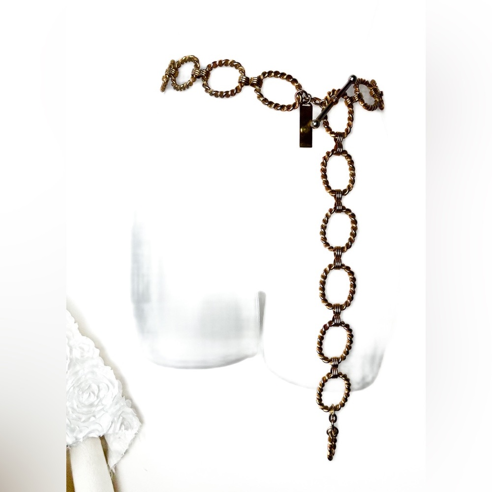 The Limited Gold-tone Metal Hoop Belt